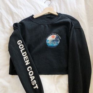 Brandy Melville cropped sweatshirt